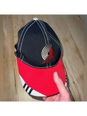Adidas Trail Blazers Hat Baseball Cap Size Large/XL